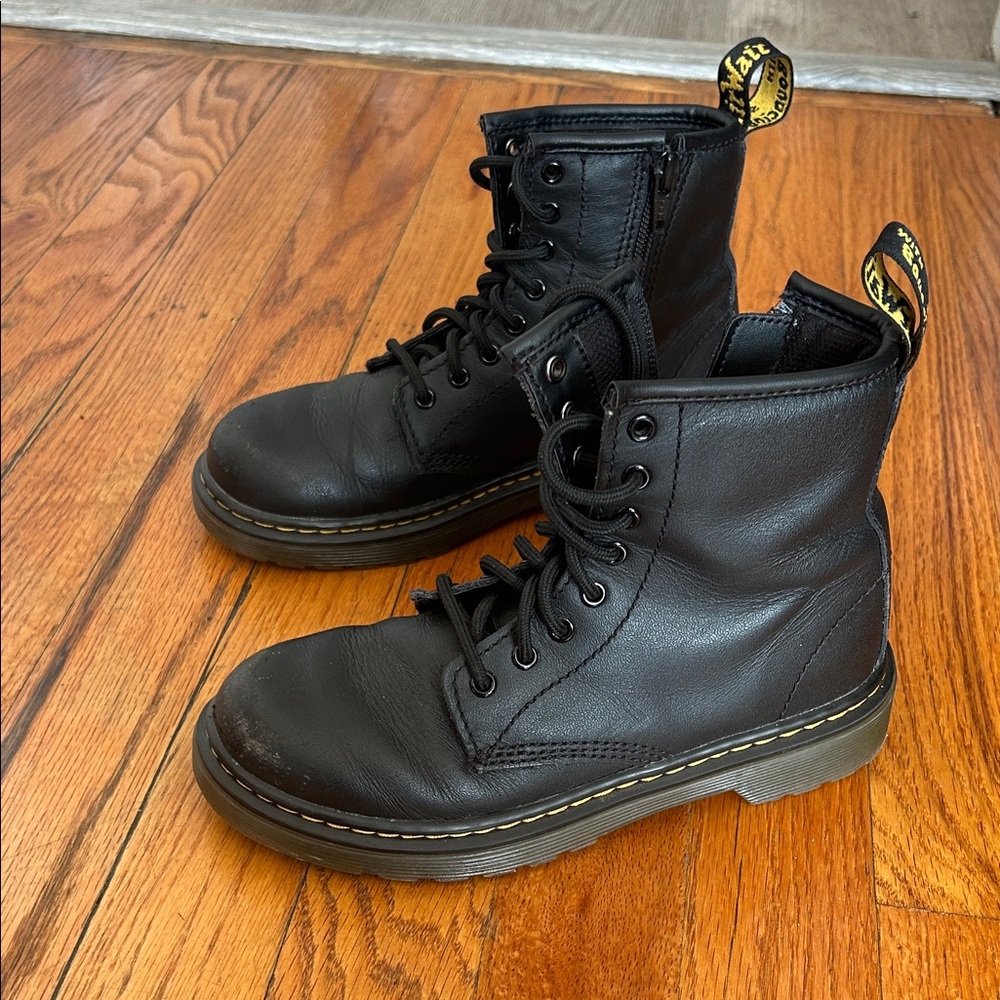 Dr. Martens Black Leather Classic Booties